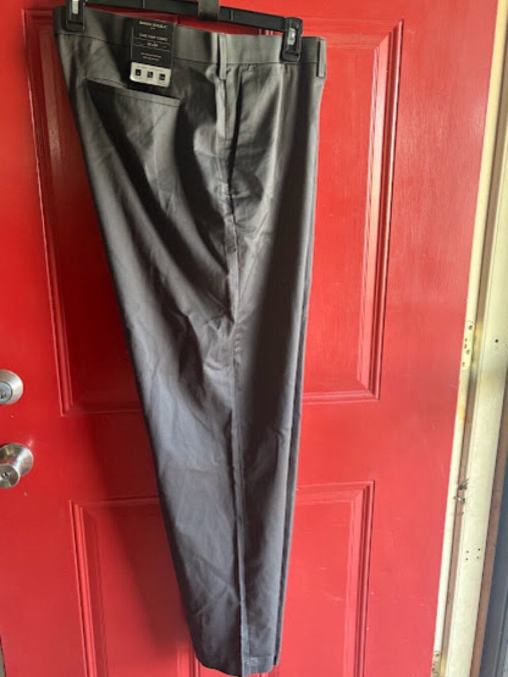 NWT Banana Republic Men's Core Temp Chino Gray Dress Pants Size 42x34